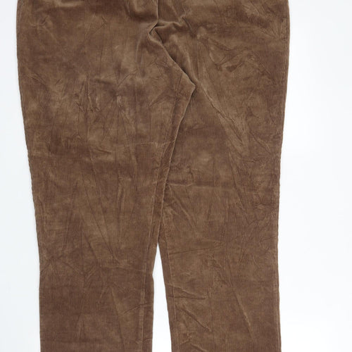 Daxon Womens Brown  Cotton Straight Jeans Size 20 L28.5 in Regular