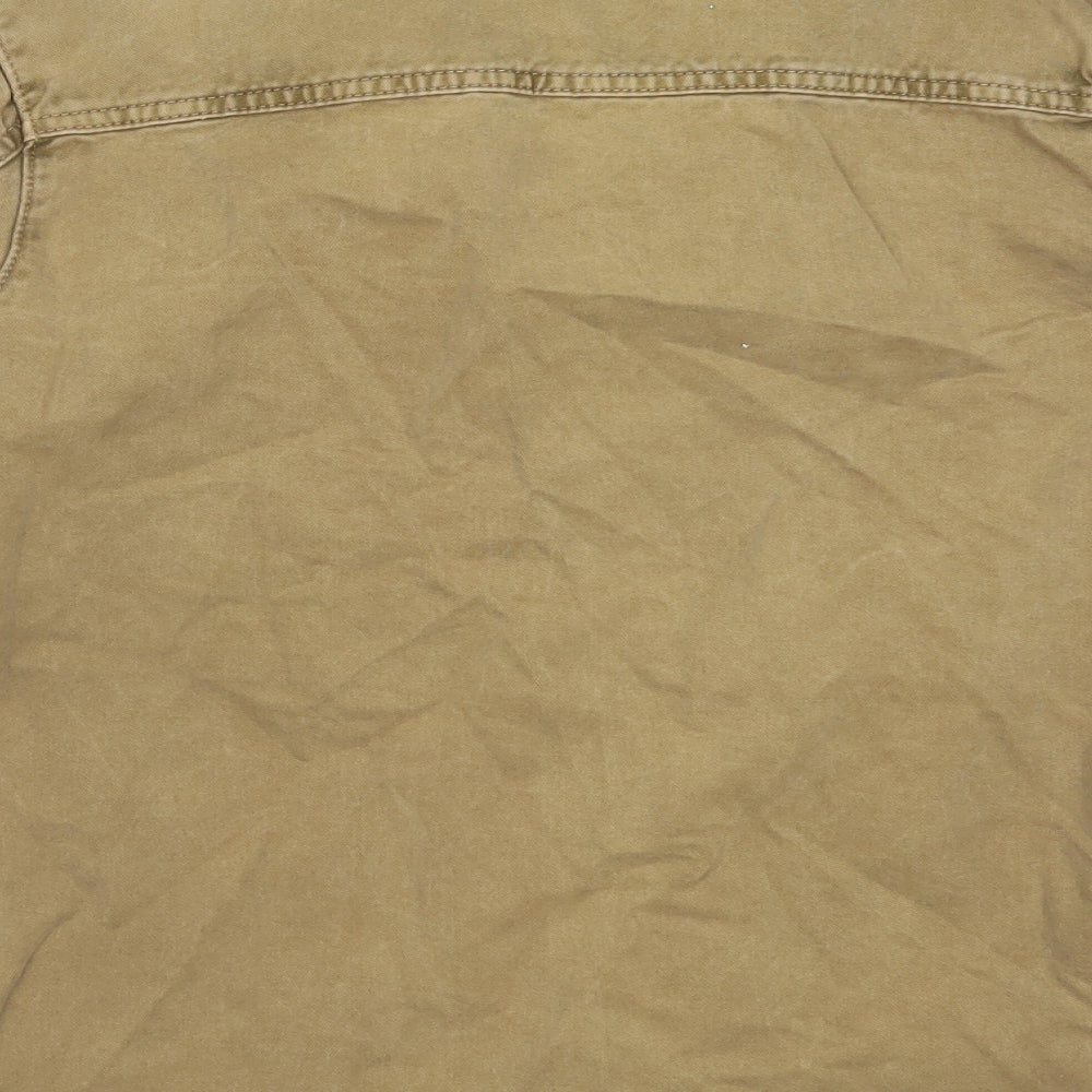 Marks and Spencer Boys Beige   Shirt Jacket Jacket Size 10-11 Years