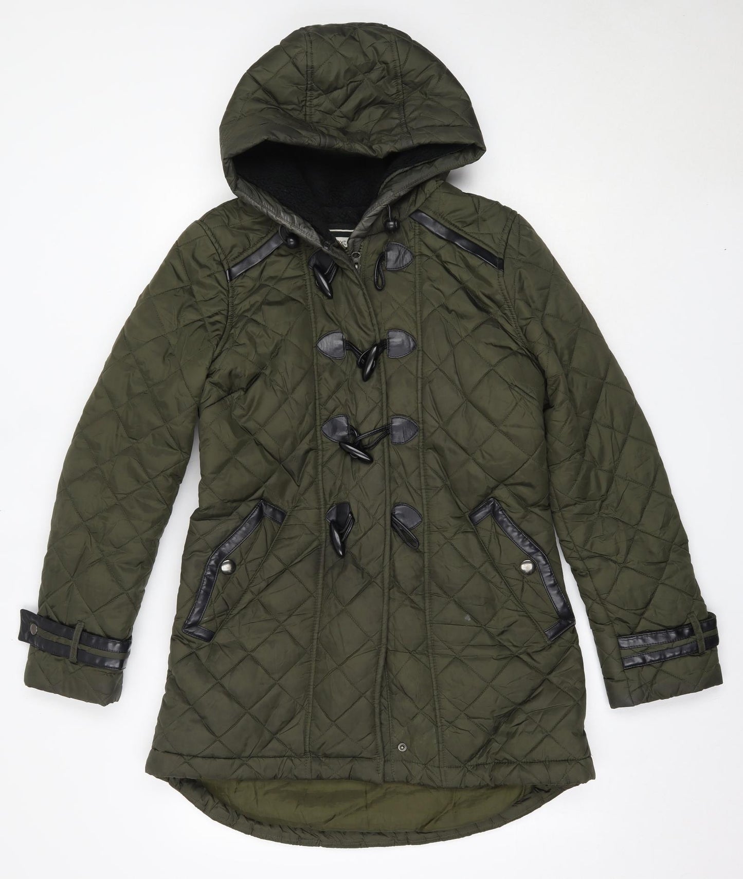 NEXT Womens Green   Quilted Coat Size 12