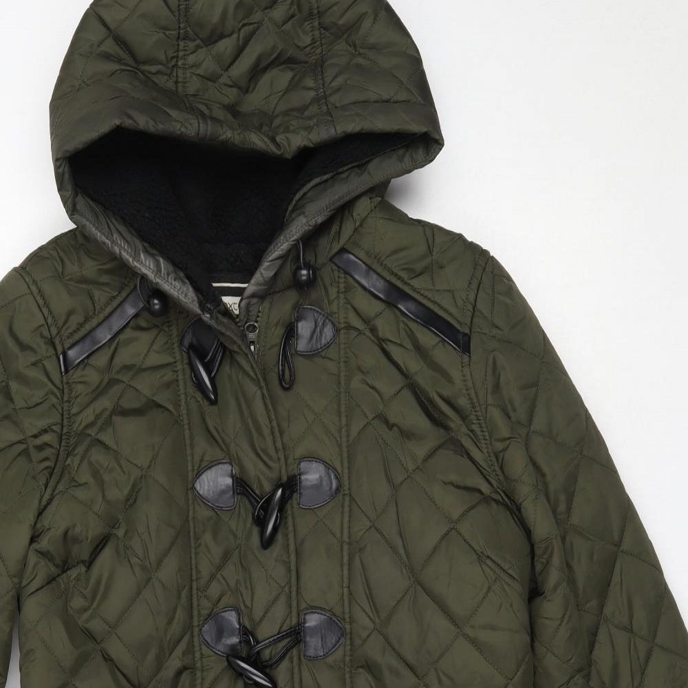 NEXT Womens Green   Quilted Coat Size 12