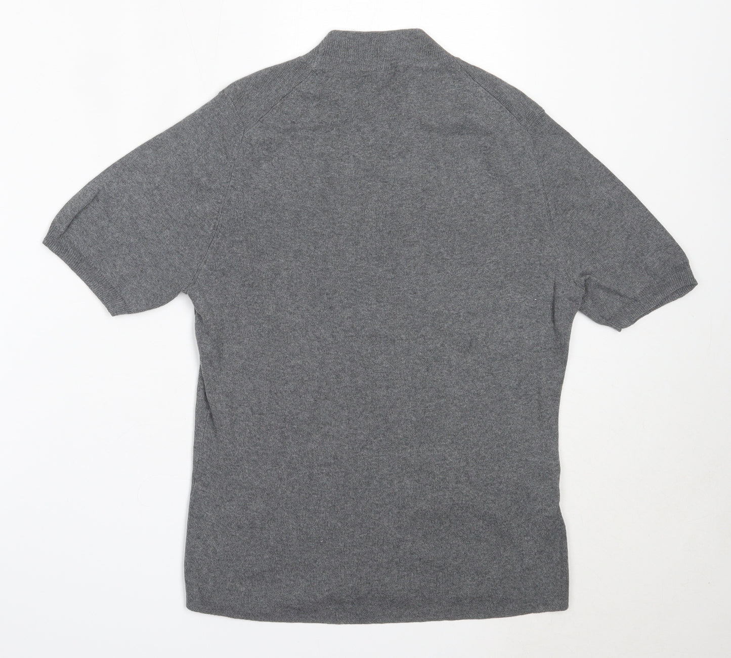 Country Casuals Womens Grey Round Neck  Cotton Pullover Jumper Size L