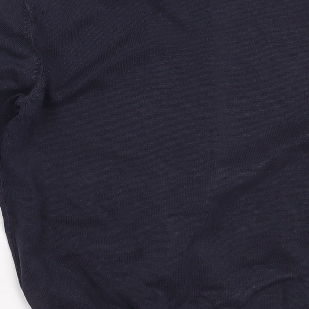 George Boys Blue V-Neck  Cotton Pullover Jumper Size 11-12 Years