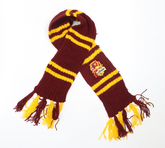 Preworn Unisex Red Striped Acrylic Scarf  One Size  - Harry Potter Gryffindor