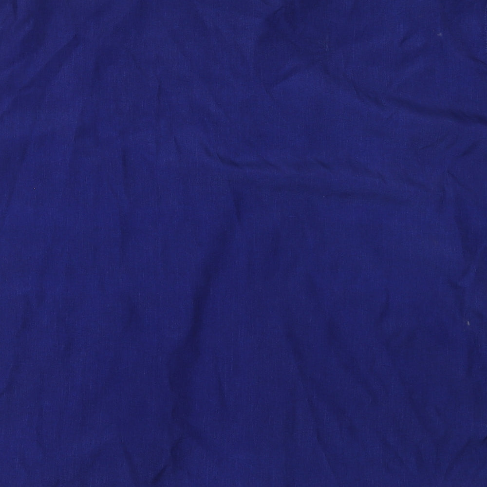 TGTSGL Mens Blue  Polyester  Button-Up Size 2XL Collared  - Great Britain Union Jack