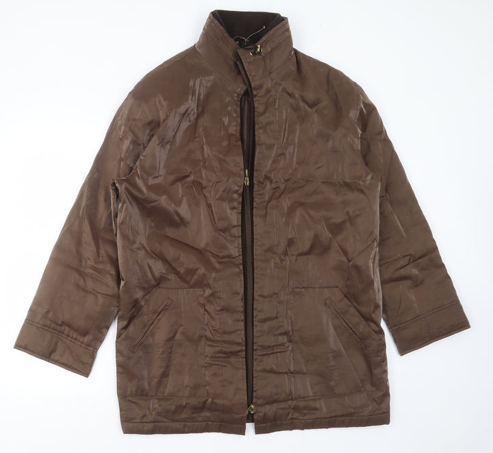 Bonmarché Womens Brown Jacket Size M Zip