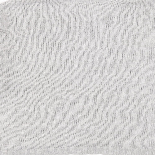 ASOS Womens Grey Round Neck  Acrylic Pullover Jumper Size 12