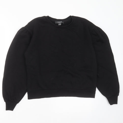 Primark Womens Black  Polyester Pullover Sweatshirt Size XS