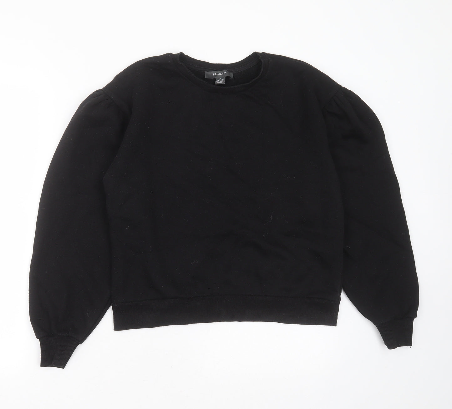 Primark Womens Black  Polyester Pullover Sweatshirt Size XS