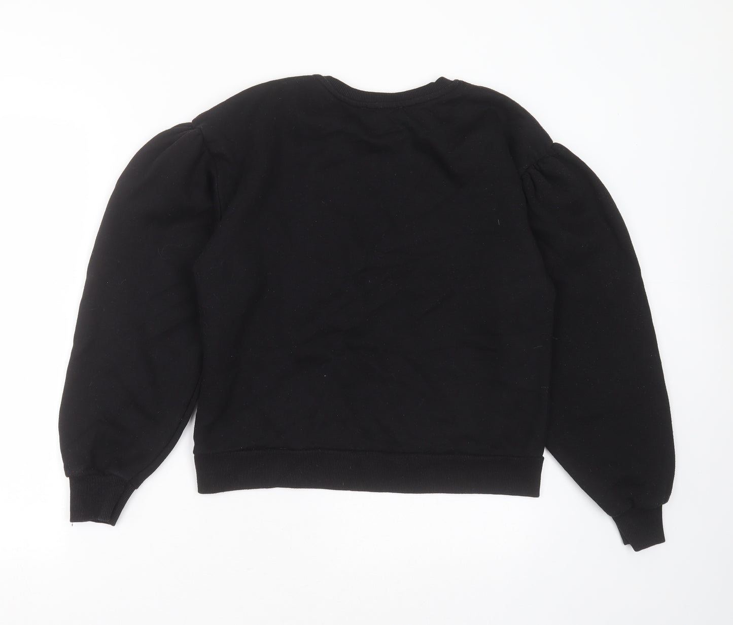 Primark Womens Black  Polyester Pullover Sweatshirt Size XS