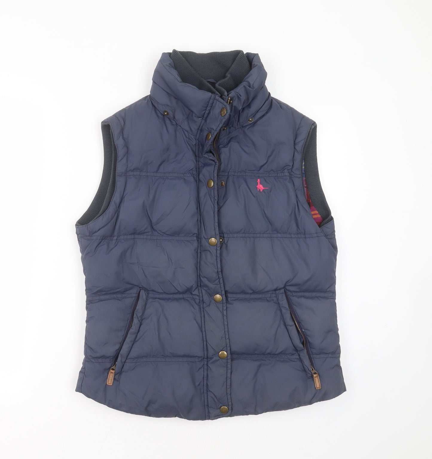 Jack Wills Womens Blue   Gilet Jacket Size 12  Zip