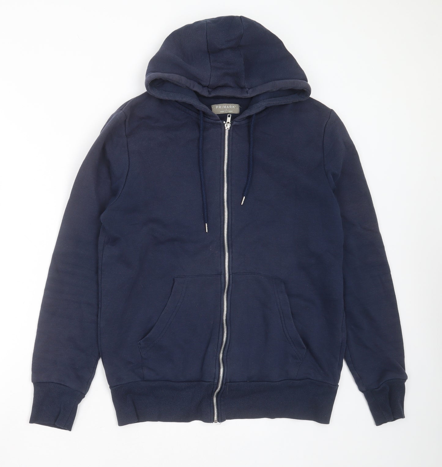 Primark Mens Blue  Cotton Pullover Hoodie Size L