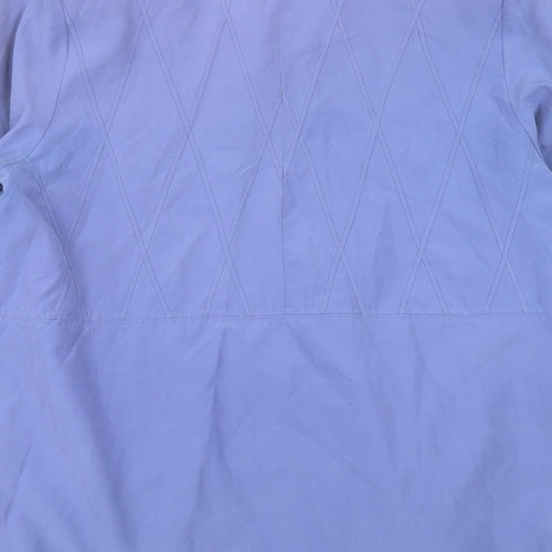 WISHWOOD Womens Blue Argyle/Diamond  Jacket  Size 18  Zip