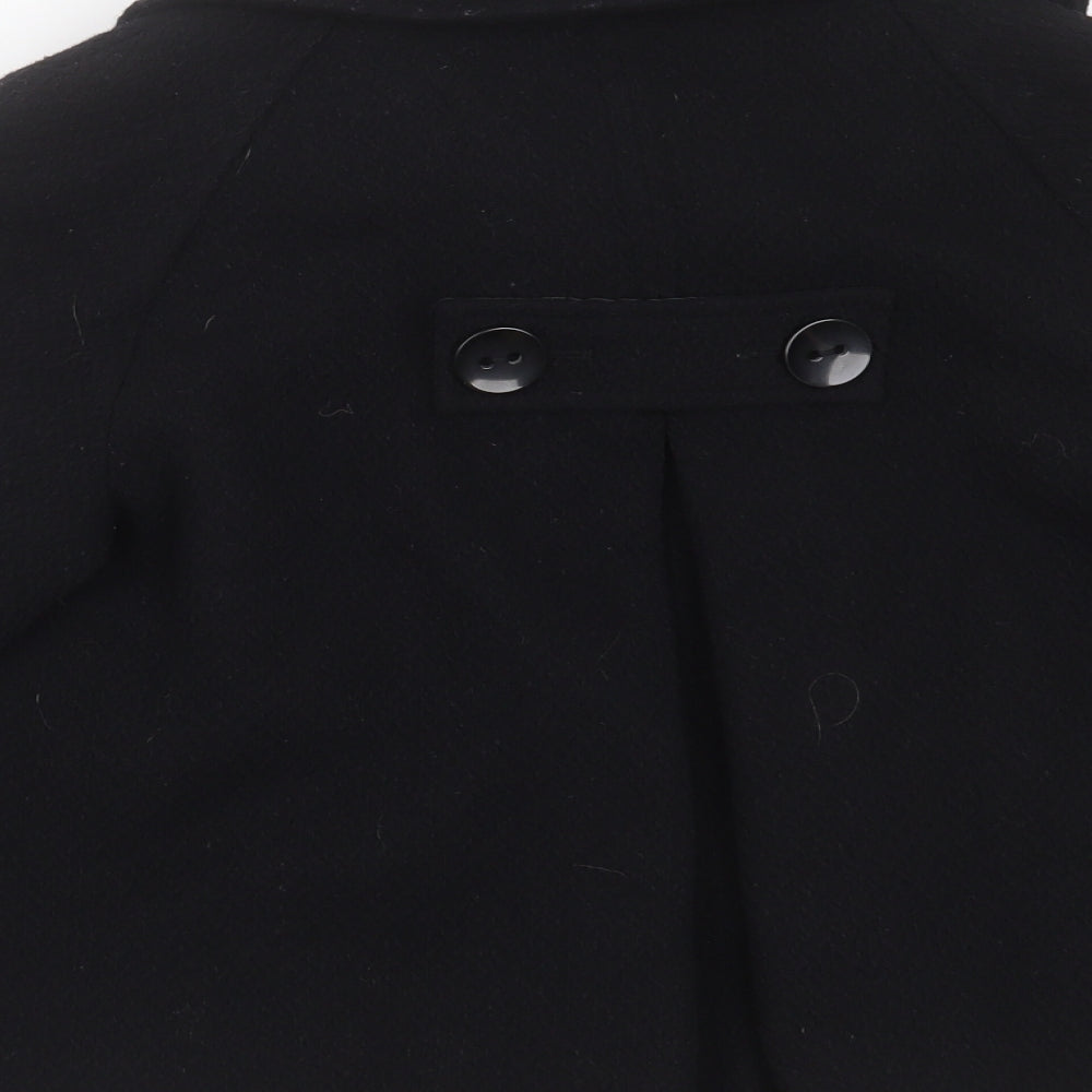 Dorothy Perkins Womens Black Geometric  Jacket  Size 10  Button
