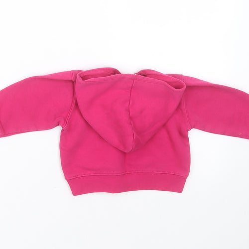 Kalma Baby Yogi Girls Pink  Cotton Pullover Jumper Size 6-9 Months