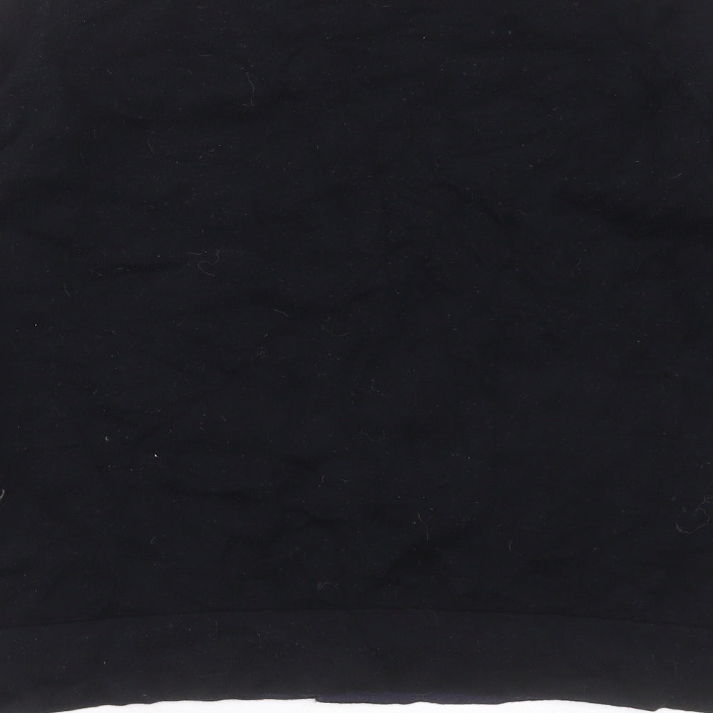 Boden Womens Black Round Neck  Cotton Cardigan Jumper Size M