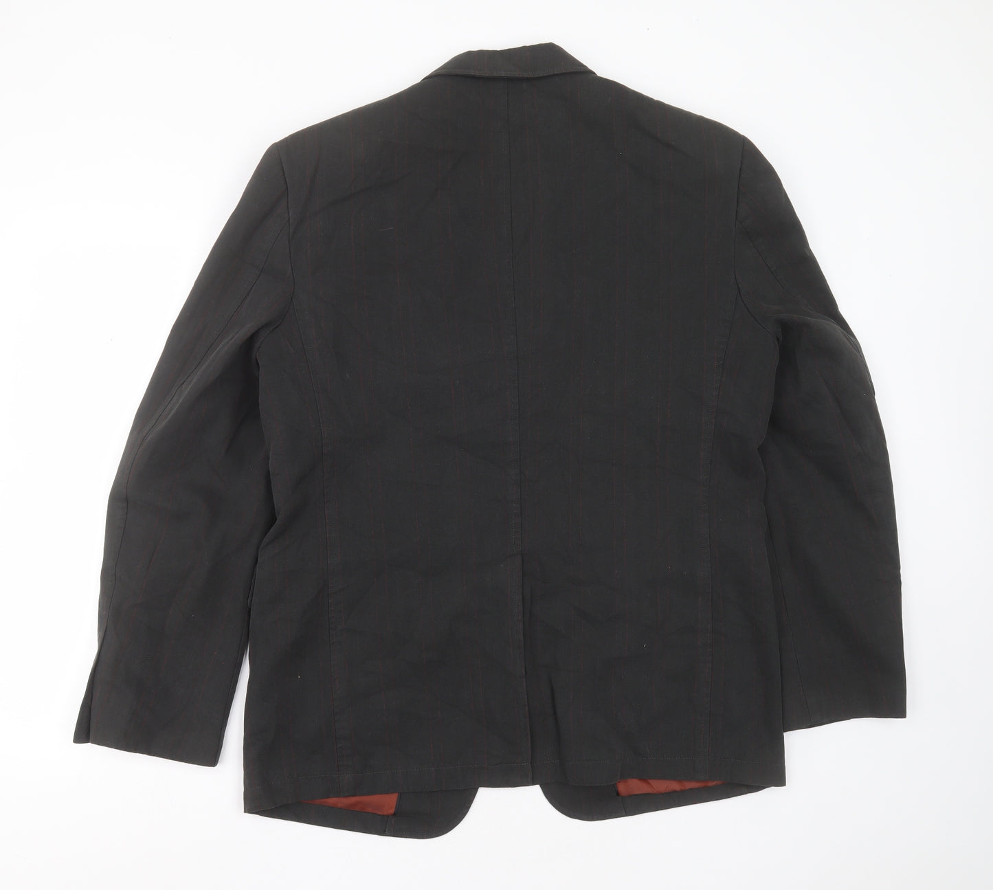 Lakeland Mens Grey Striped Cotton Jacket Blazer Size 40