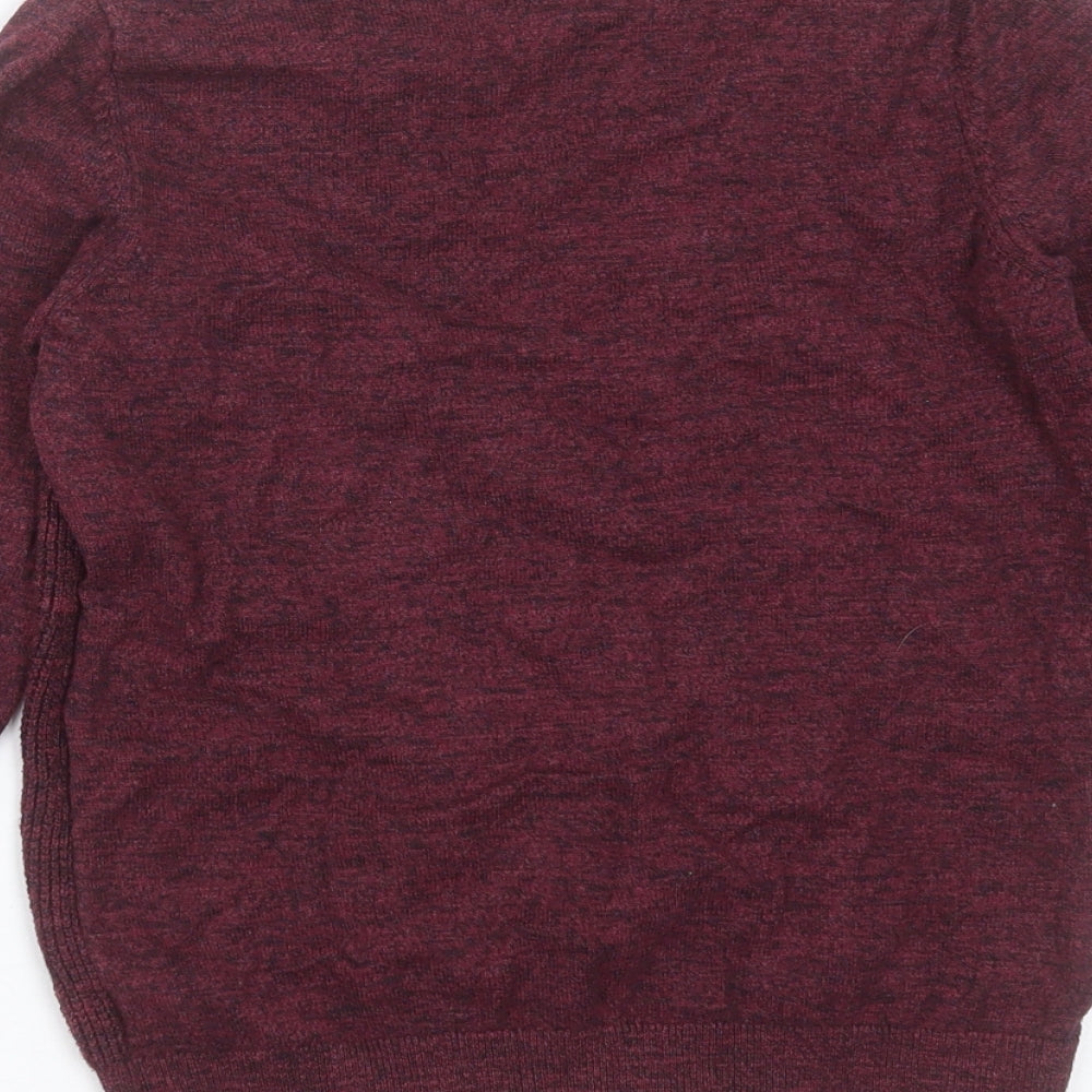 NEXT Boys Purple Round Neck  Cotton Pullover Jumper Size 10 Years