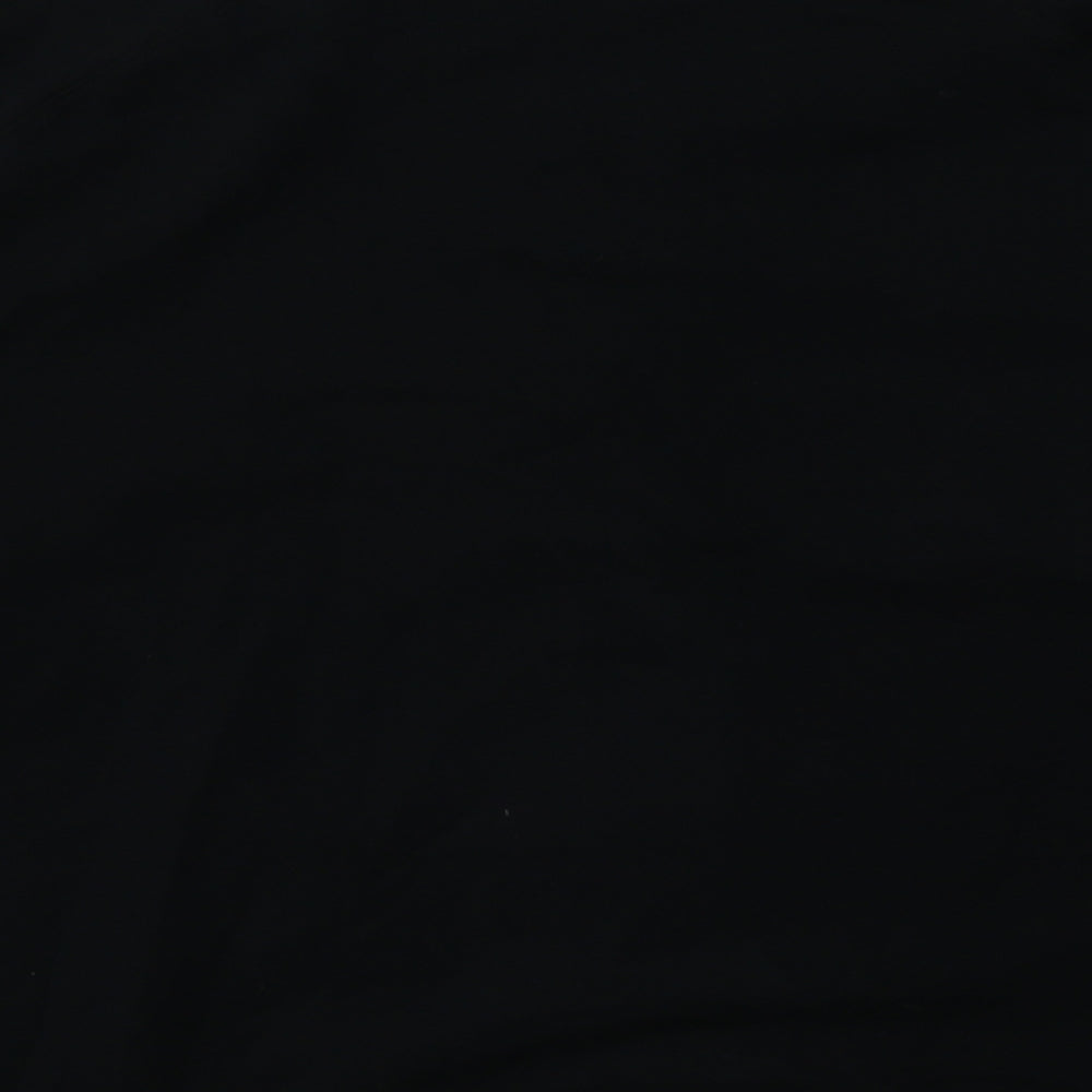 Olympus Womens Black Striped Cotton Full Zip Sweatshirt Size 18  Zip