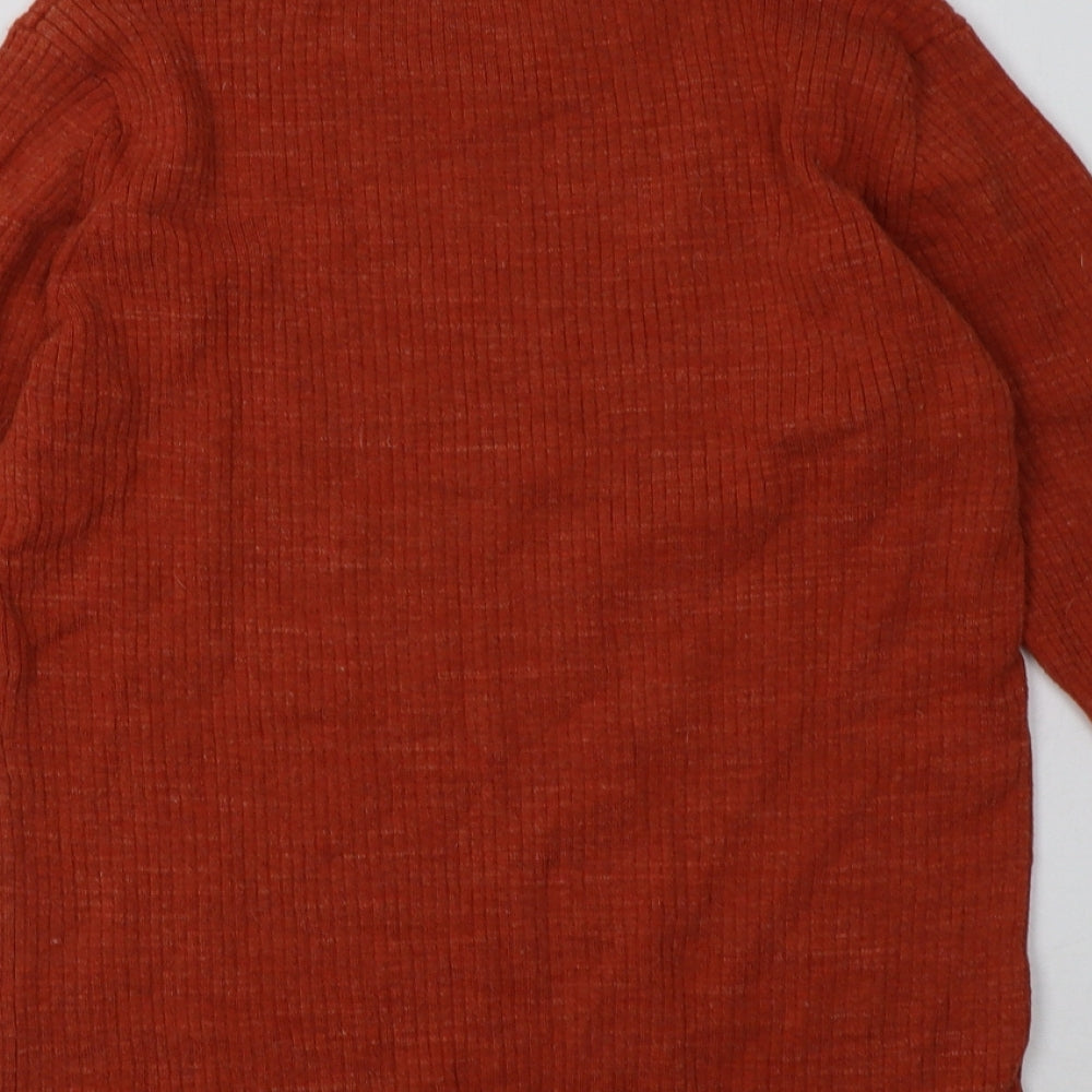 fatface Womens Orange  Cotton Pullover Sweatshirt Size 18  Pullover