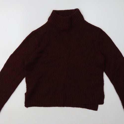 New Look Girls Purple  Acrylic Pullover Sweatshirt Size 12-13 Years  Pullover