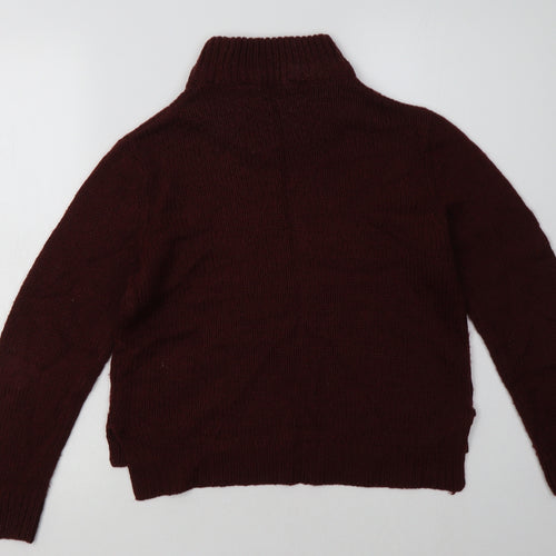 New Look Girls Purple  Acrylic Pullover Sweatshirt Size 12-13 Years  Pullover