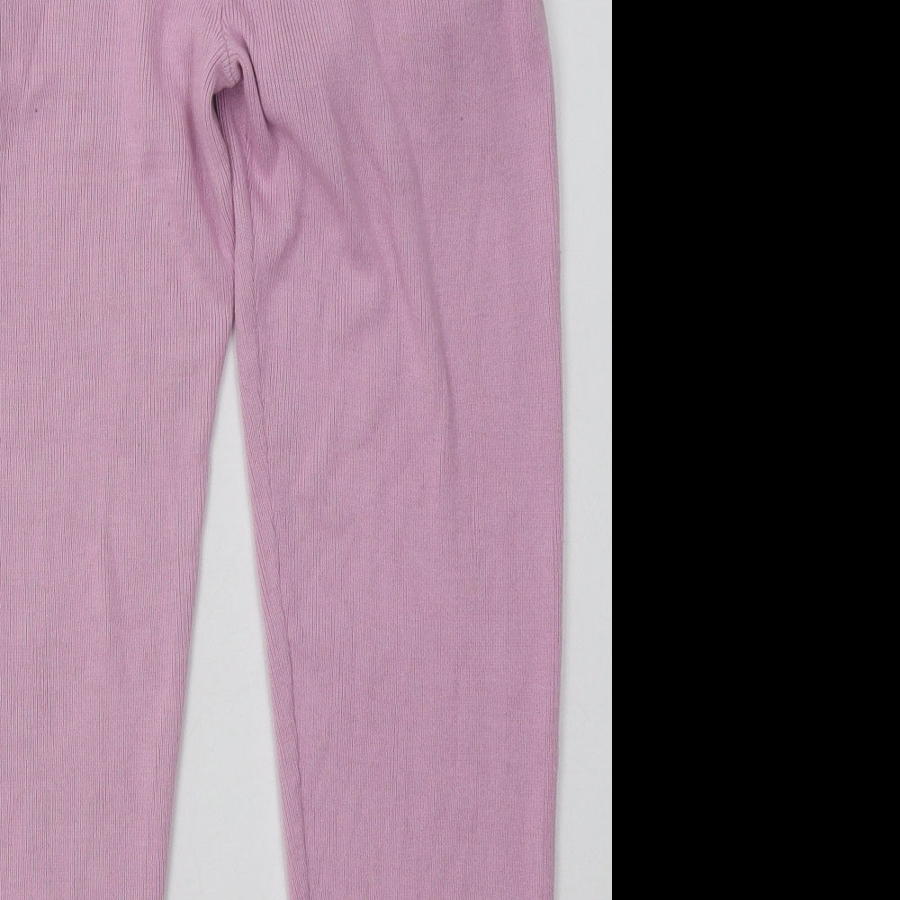 Boohoo Womens Purple  Acrylic  Pyjama Set Size 12  Tie