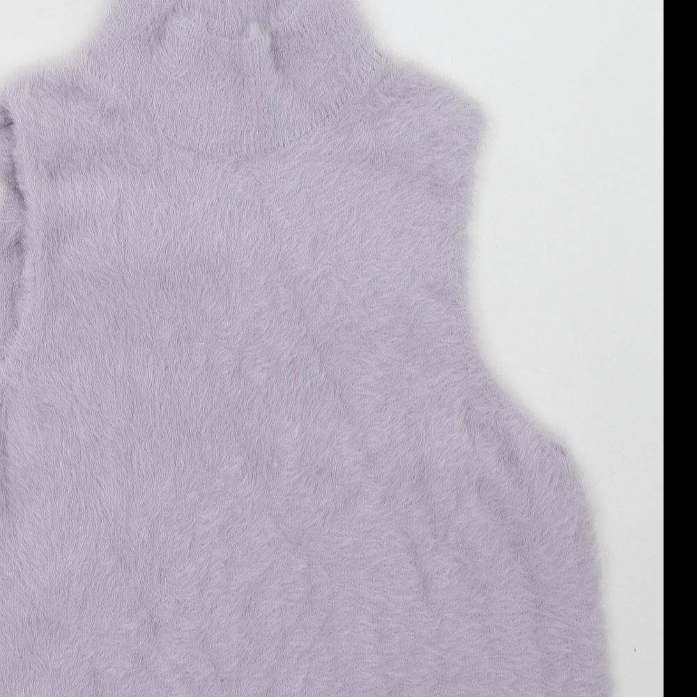 NEXT Womens Purple  Nylon Pullover Sweatshirt Size L  Pullover