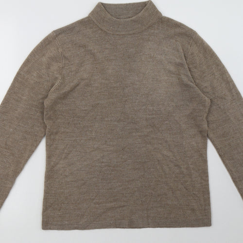 Matalan Womens Brown  Acrylic Pullover Sweatshirt Size 16  Pullover