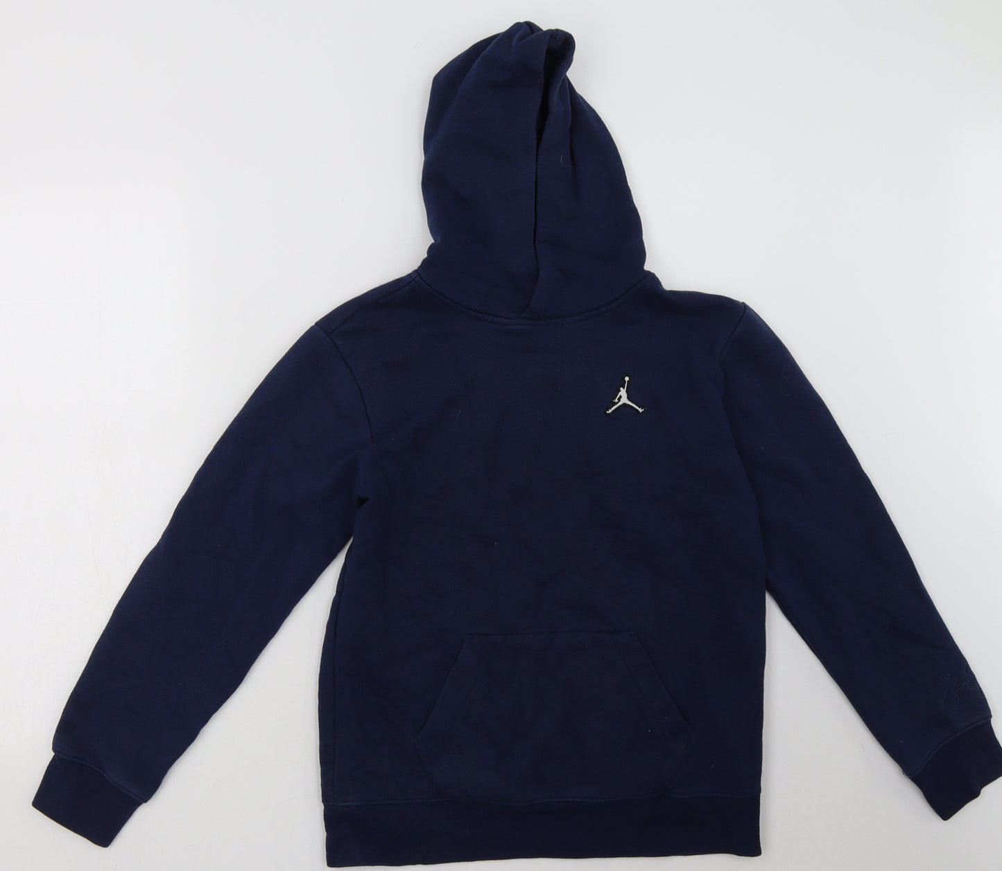 Jordan Boys Blue  Cotton Pullover Hoodie Size 12-13 Years  Pullover