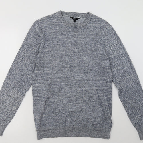 Peacocks Mens Blue  Cotton Pullover Sweatshirt Size S