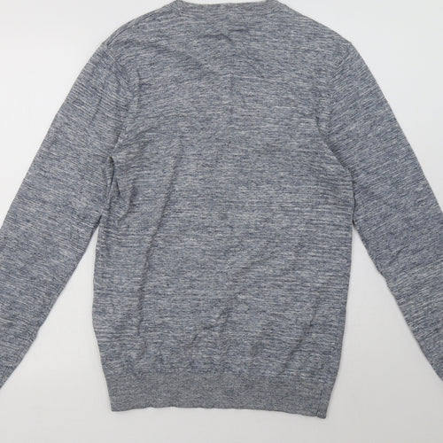 Peacocks Mens Blue  Cotton Pullover Sweatshirt Size S