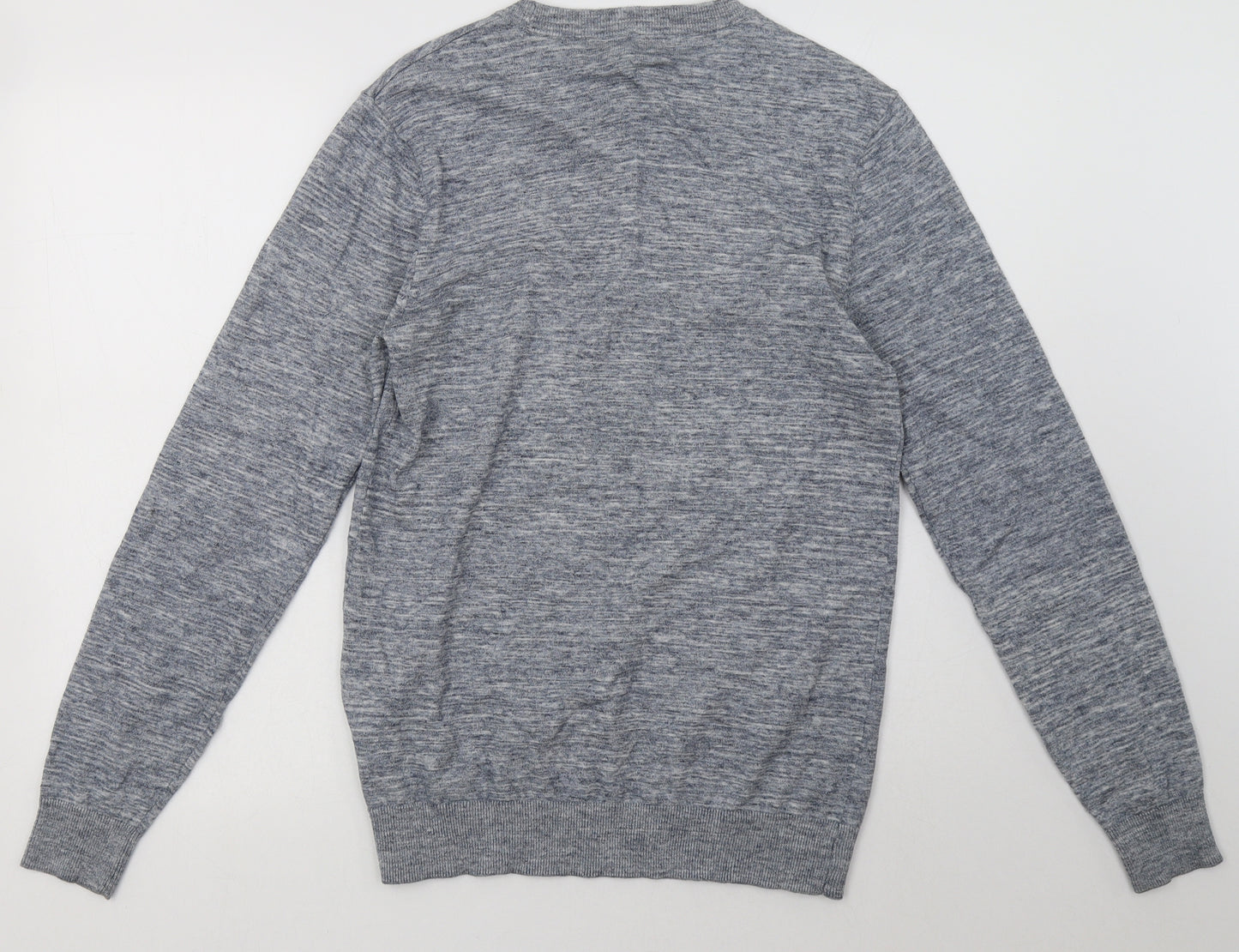Peacocks Mens Blue  Cotton Pullover Sweatshirt Size S