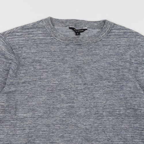 Peacocks Mens Blue  Cotton Pullover Sweatshirt Size S
