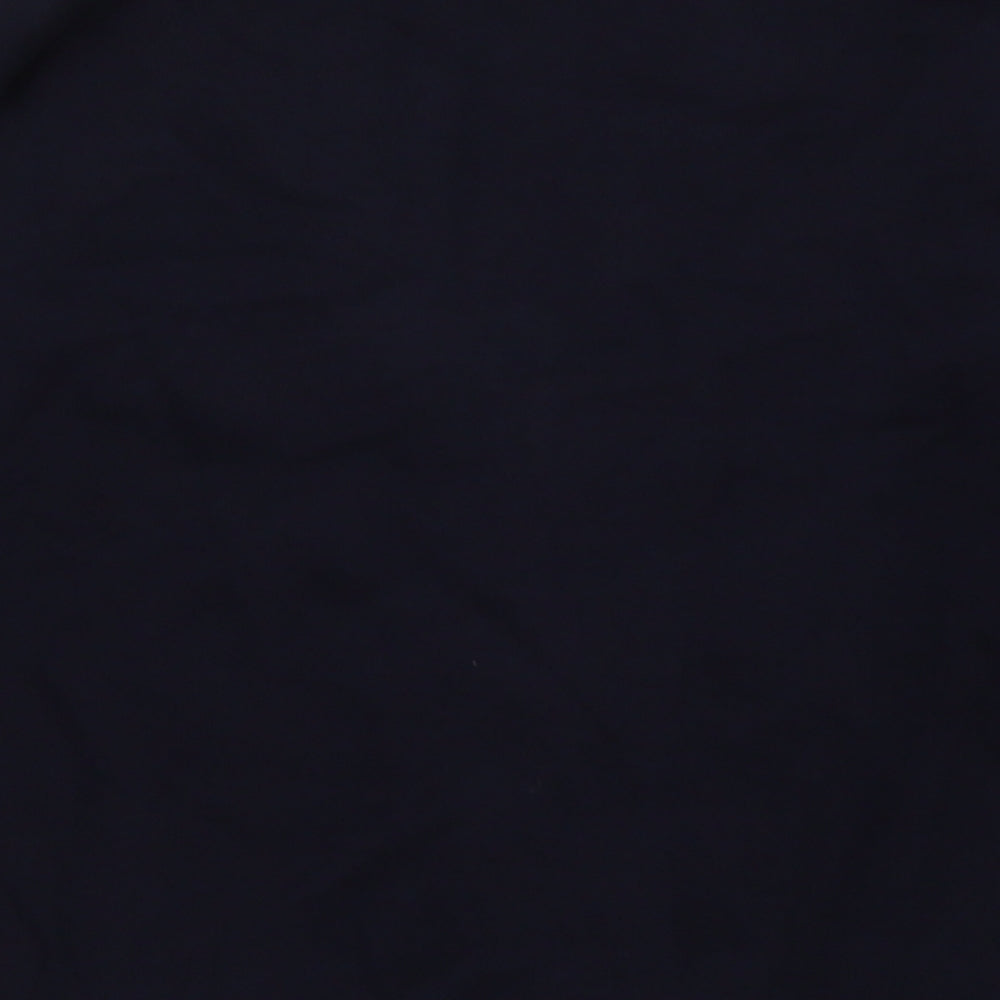 George Girls Blue V-Neck  Cotton Cardigan Jumper Size 7-8 Years  Button - School Wear