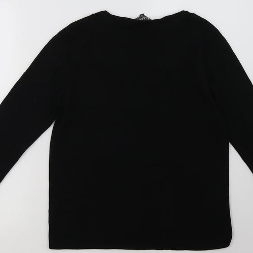 CASAMIA Womens Black  Nylon Pullover Sweatshirt Size M  Pullover
