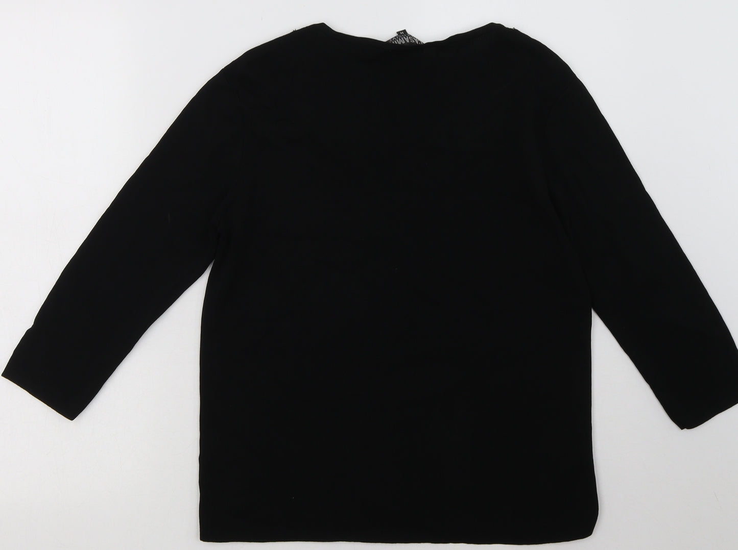 CASAMIA Womens Black  Nylon Pullover Sweatshirt Size M  Pullover
