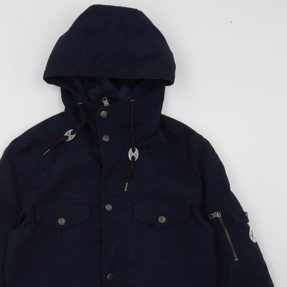 Nanny State Mens Blue   Jacket  Size XS  Zip