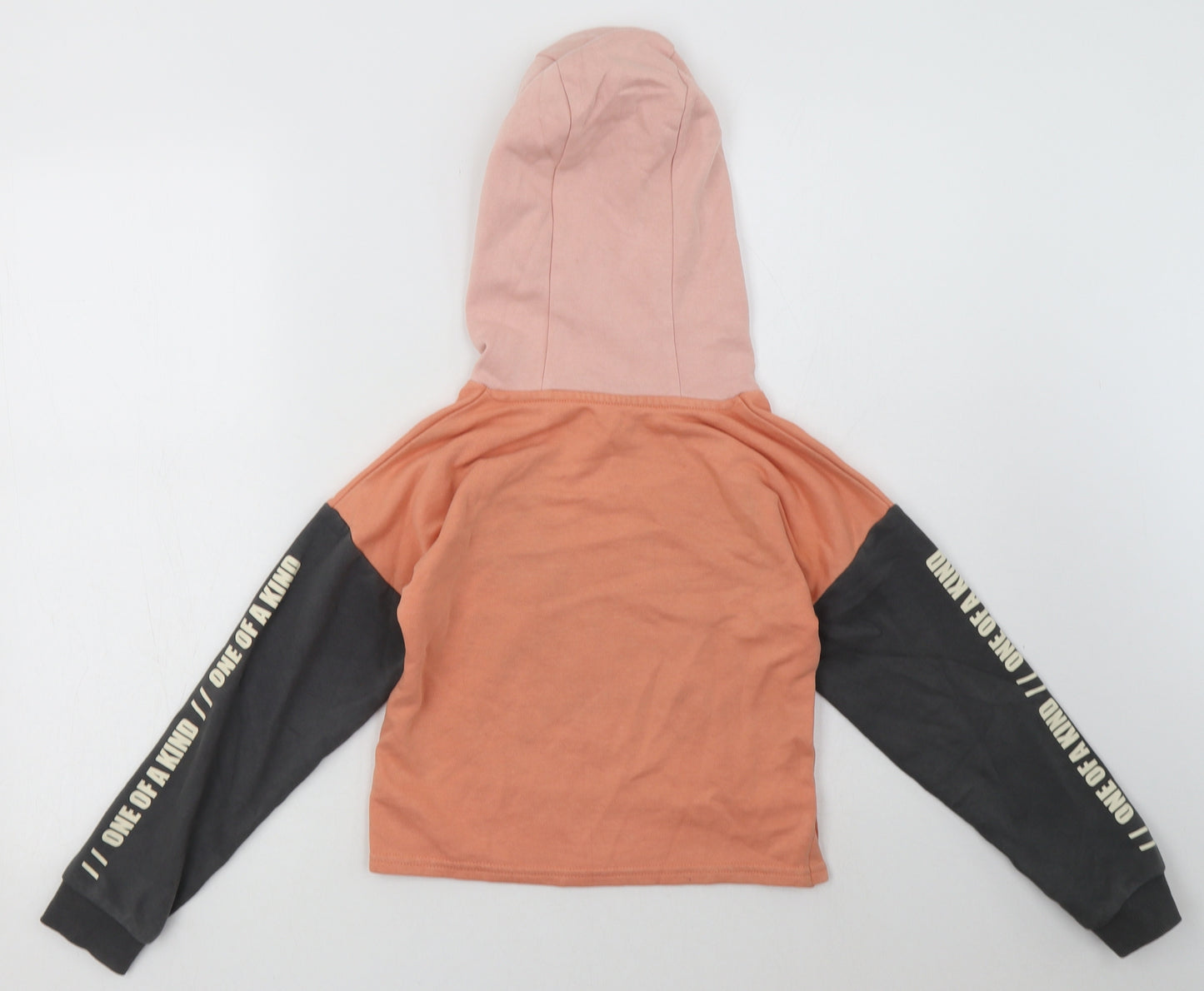 Nutmeg Girls Pink  Cotton Pullover Hoodie Size 8-9 Years  Pullover - one of a kind