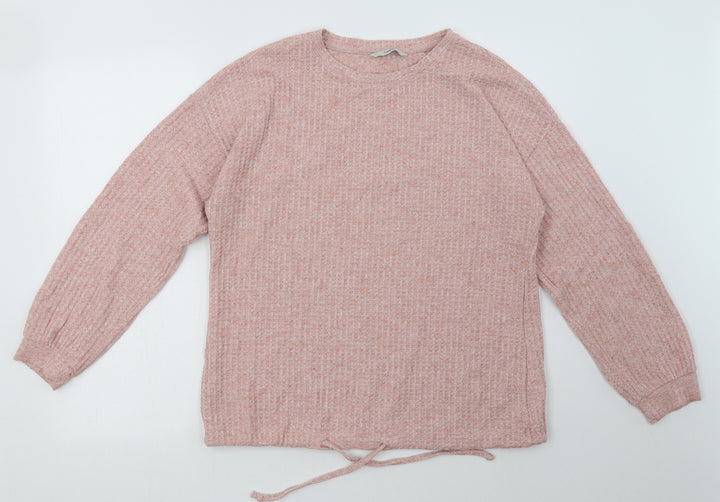 George Womens Pink  Polyester Pullover Sweatshirt Size S  Pullover