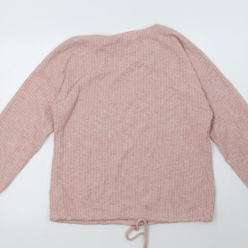 George Womens Pink  Polyester Pullover Sweatshirt Size S  Pullover