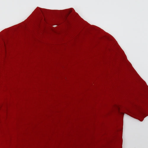 Gerry Weber Womens Red  Viscose Pullover Sweatshirt Size 16  Pullover