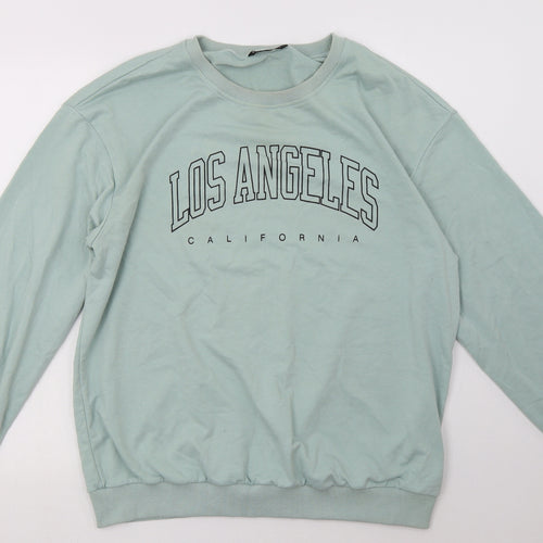 SheIn Womens Green  Polyester Pullover Sweatshirt Size L  Pullover - Los Angeles