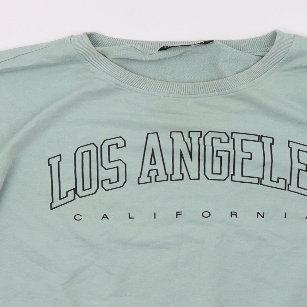 SheIn Womens Green  Polyester Pullover Sweatshirt Size L  Pullover - Los Angeles