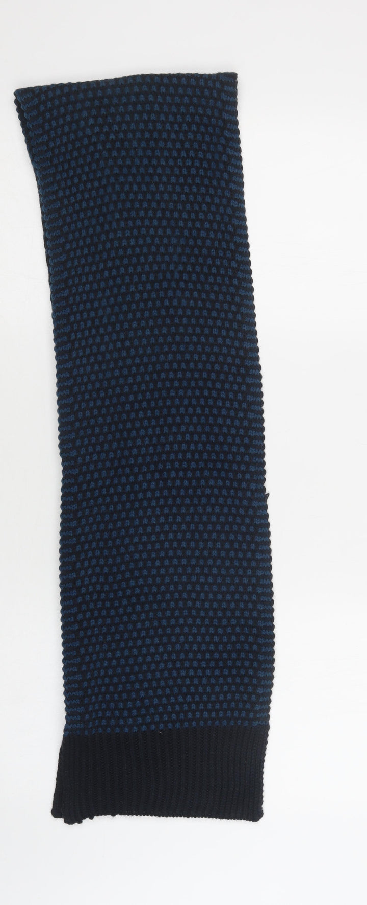Preworn  Blue Geometric  Scarf  One Size