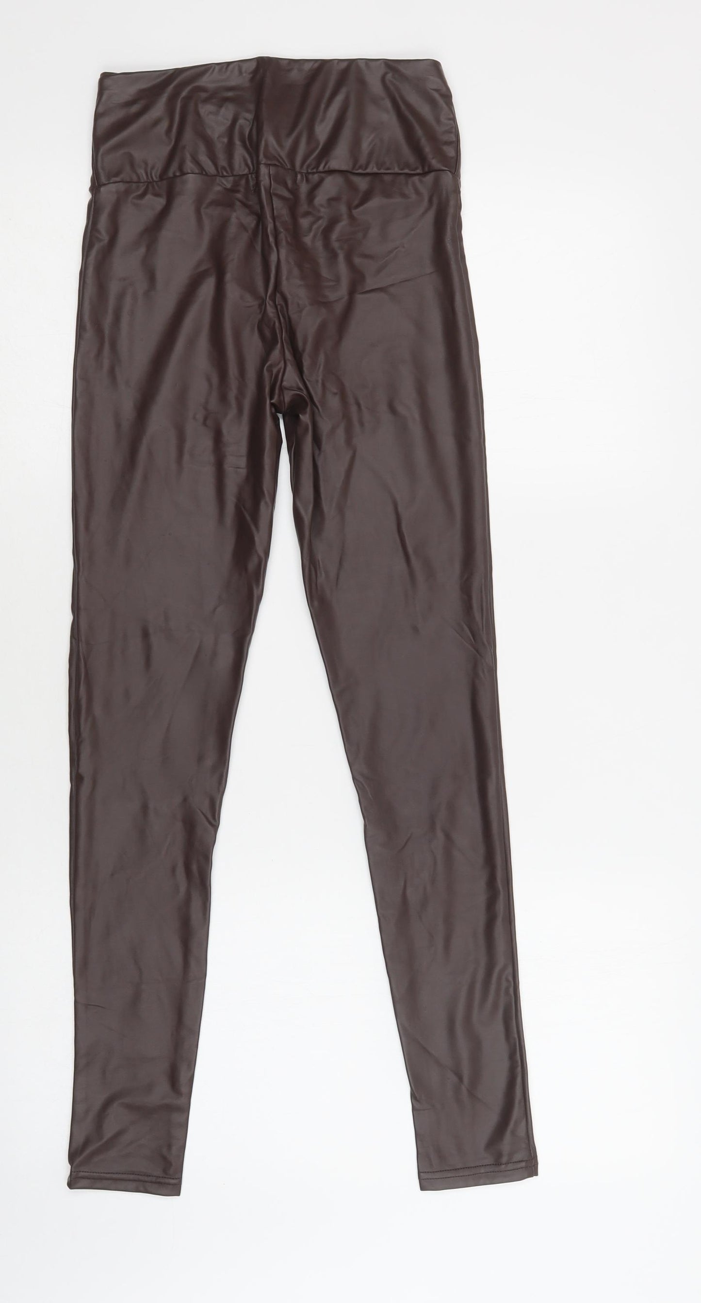 Primark Womens Brown  Polyester Jegging Leggings Size XS L28 in   - Coated