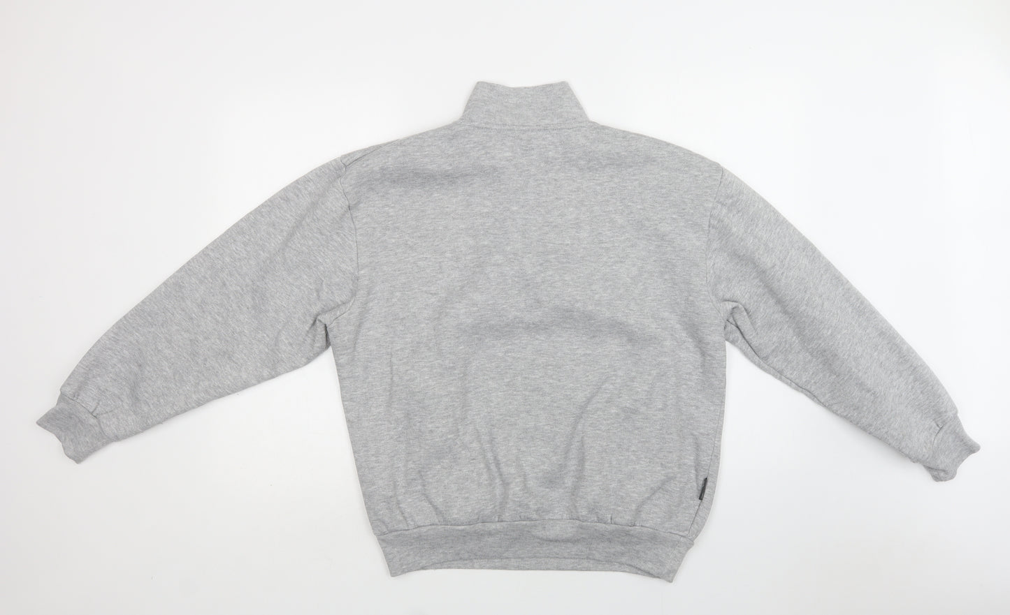 Slazenger Mens Grey  Cotton Henley Hoodie Size M