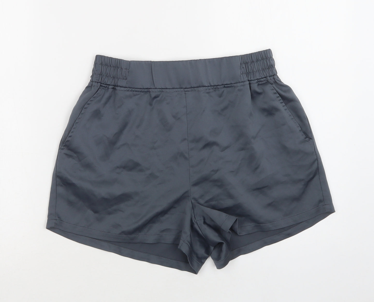 NEXT Womens Grey  Polyester Bermuda Shorts Size 10 L4 in Regular