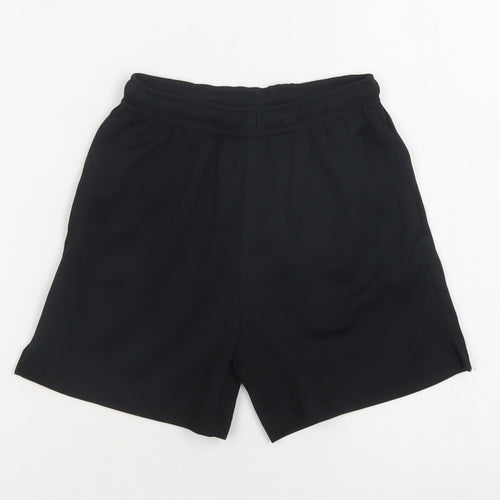 NEXT Boys Black  Polyester Sweat Shorts Size 6 Years  Regular Drawstring - School Wear