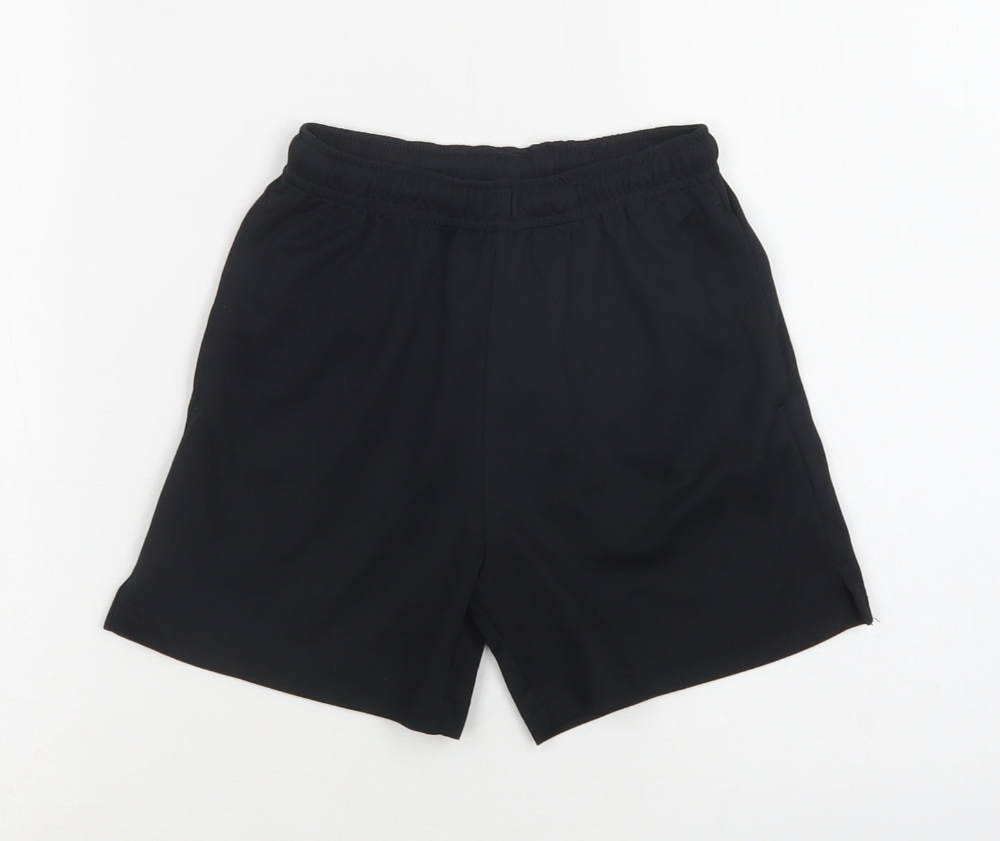 NEXT Boys Black  Polyester Sweat Shorts Size 6 Years  Regular Drawstring - School Wear