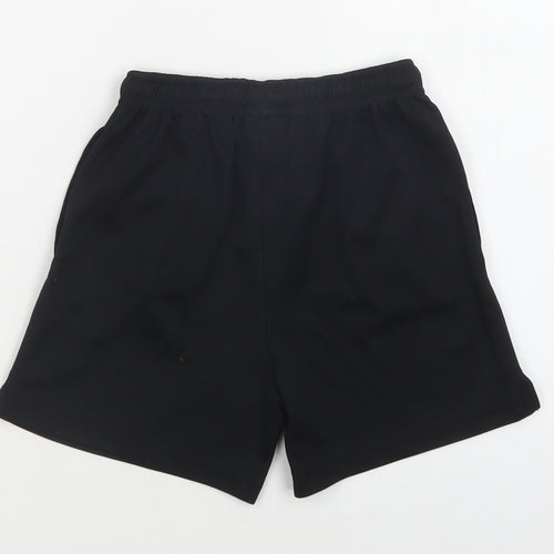 NEXT Boys Black  Polyester Sweat Shorts Size 6 Years  Regular Drawstring - School Wear